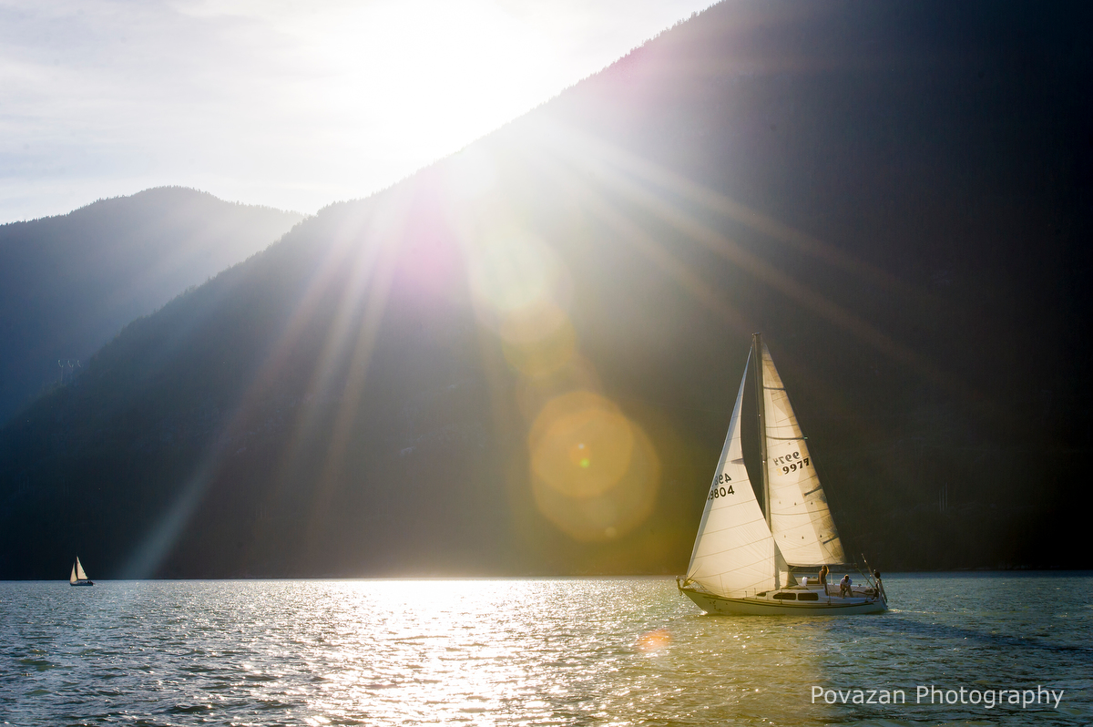Squamish sailing engagement