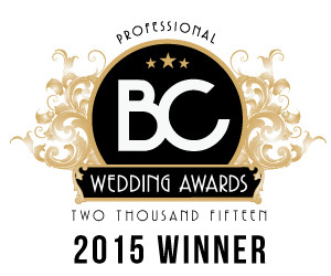 BC Wedding Award Best wedding photographer Vancouver 2015
