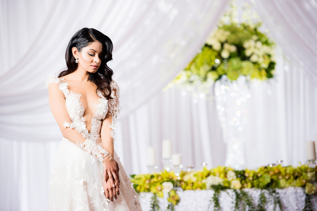 Pan Pacific hotel wedding styled shoot featured in Wedluxe